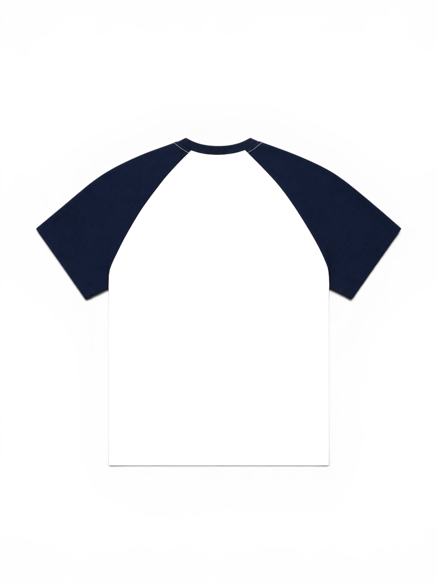 NS Raglan Tee, Navy and White